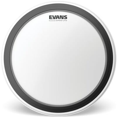 Evans EMAD UV2 powlekany naciąg do bębna basowego, 16 cali Evans EMAD UV2 powlekany naciąg do bębna basowego, 16 cali