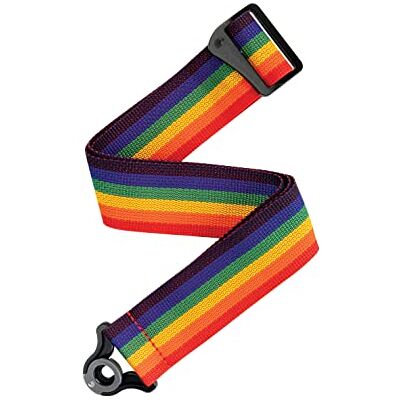D'Addario Pasek Gitarowy Auto Lock Polypro Tęczowy D'Addario Pasek Gitarowy Auto Lock Polypro Tęczowy