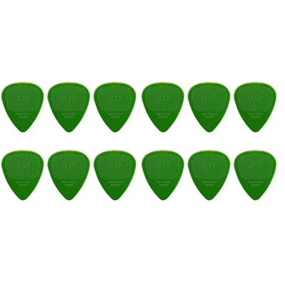 D-Grip Plektrum – Janicek Nylonpicks – Standard 351-Forma – 0,53 mm Zielony – 12 sztuk – z antypoślizgową powierzchnią – wyprodukowane w Czechach D-Grip Plektrum – Janicek Nylonpicks – Standard 351-Forma – 0,53 mm Zielony – 12 sztuk – z antypoślizgową powierzchnią – wyprodukowane w Czechach