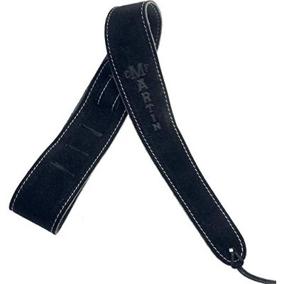 18A0016 Martin 6,5 cm zamszowy pasek do gitary czarny 18A0016 Martin 6,5 cm zamszowy pasek do gitary czarny