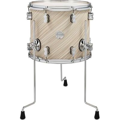 Pacific Drums Concept Maple Floor Tom, 14" x 12", Twisted Ivory Finish Ply Pacific Drums Concept Maple Floor Tom, 14" x 12", Twisted Ivory Finish Ply