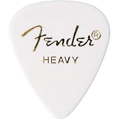 Fender Klasyczne kostki do gitary celuloidowej w kształcie 351, białe, ciężkie, 144-pak Fender Klasyczne kostki do gitary celuloidowej w kształcie 351, białe, ciężkie, 144-pak