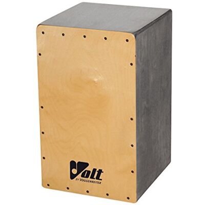 VOLT by Voggenreiter VOLT Cool-Cajon w odjazdowym wzornictwie perkusja (zestaw cajon wraz z książką do nauki podstaw gry na cajonie + CD oraz podkładka do siedzenia, rozmiar: L) Naturalny large VOLT by Voggenreiter VOLT Cool-Cajon w odjazdowym wzornictwie perkusja (zestaw cajon wraz z książką do nauki podstaw gry na cajonie + CD oraz podkładka do siedzenia, rozmiar: L) Naturalny large