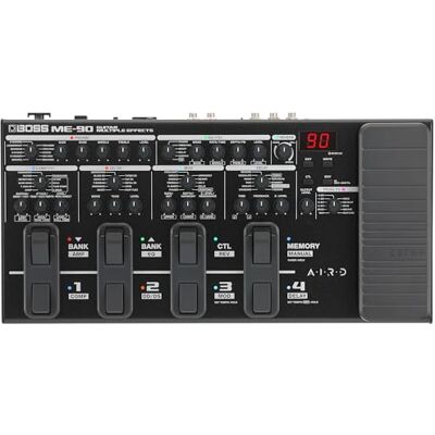 Boss ME-90 Multiefekt Gitarowy Uniwersalny Procesor Gitarowy 11 Wbudowanych Modeli Wzmacniaczy AIRD 60 Efektów pochodzących z GT-1000 8 Wielofunkcyjnych Przełączników Nożnych 11 modeli AIRD Amp 60 GT-1000 efektów 8 przycisków nożnych i popra Boss ME-90 Multiefekt Gitarowy Uniwersalny Procesor Gitarowy 11 Wbudowanych Modeli Wzmacniaczy AIRD 60 Efektów pochodzących z GT-1000 8 Wielofunkcyjnych Przełączników Nożnych 11 modeli AIRD Amp 60 GT-1000 efektów 8 przycisków nożnych i popra