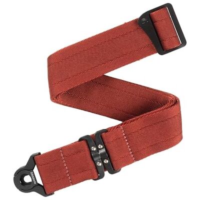 D'Addario Auto Lock Swivel Strap, Nylon Blood Red D'Addario Auto Lock Swivel Strap, Nylon Blood Red