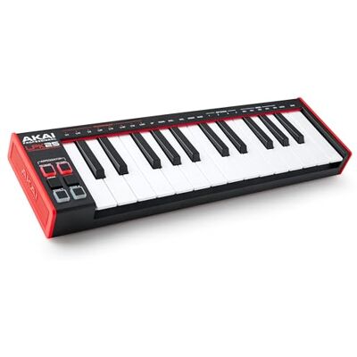 Akai LPK25 Klawiatura USB MIDI (Mac i PC) z 25 Responsywnymi Klawiszami Syntezatorowymi, Arpeggiatorem i Programami do Produkcji Muzyki Akai LPK25 Klawiatura USB MIDI (Mac i PC) z 25 Responsywnymi Klawiszami Syntezatorowymi, Arpeggiatorem i Programami do Produkcji Muzyki