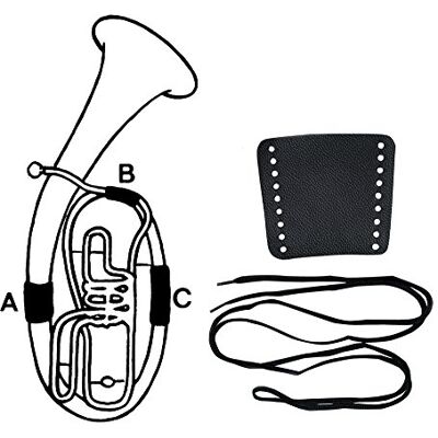 GEWA Handschutz Leder Bb-Tuba Teil B, Schnürverschluss GEWA Handschutz Leder Bb-Tuba Teil B, Schnürverschluss