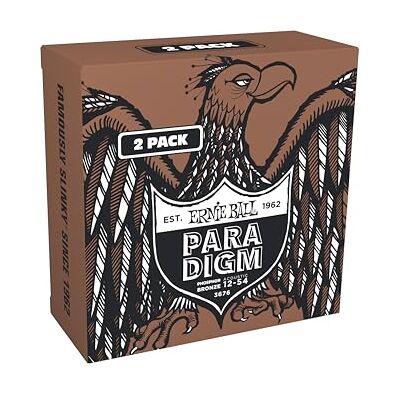 Ernie Ball Struny do gitary akustycznej Medium Light Paradigm Phosphor Bronze 2 szt. 12-54 Ernie Ball Struny do gitary akustycznej Medium Light Paradigm Phosphor Bronze 2 szt. 12-54