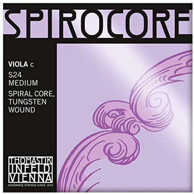 Thomastik-Infeld Thomastik Einzelsaite für Viola 4/4 Spirocore C-Saite Spiralkern Wolfram umsponnen, weich Thomastik-Infeld Thomastik Einzelsaite für Viola 4/4 Spirocore C-Saite Spiralkern Wolfram umsponnen, weich