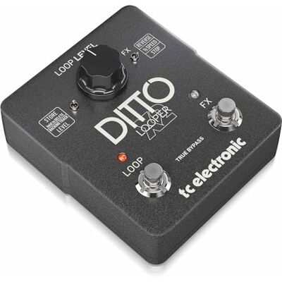 TC Electronic DITTO X2 LOOPER wysoce intuicyjny pedał Looper z dedykowanym przyciskiem zatrzymania i efektami pętli, kompatybilny z komputerami PC i Mac TC Electronic DITTO X2 LOOPER wysoce intuicyjny pedał Looper z dedykowanym przyciskiem zatrzymania i efektami pętli, kompatybilny z komputerami PC i Mac