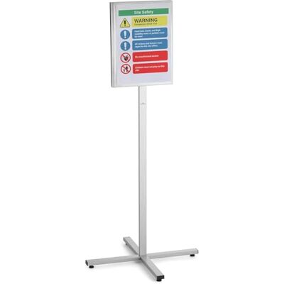 Durable 502957 Zewnętrzny stojak informacyjny A3 z 2 wodoodpornymi kieszeniami magnetycznymi, odporny na warunki atmosferyczne i stabilizowany promieniowaniem UV, antracytowy/szary Durable 502957 Zewnętrzny stojak informacyjny A3 z 2 wodoodpornymi kieszeniami magnetycznymi, odporny na warunki atmosferyczne i stabilizowany promieniowaniem UV, antracytowy/szary