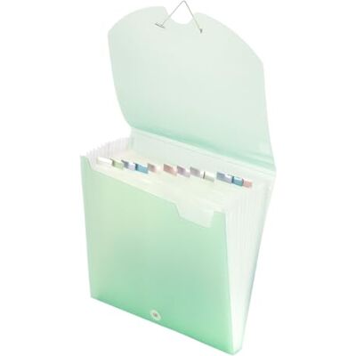 Creative Rozszerzany organizer na dokumenty 32 x 32 x 3,6 cm z 12 kieszeniami na 100 arkuszy o wymiarach 30 x 30 cm segregator do scrapbookingu, dokumentów i listów Creative Rozszerzany organizer na dokumenty 32 x 32 x 3,6 cm z 12 kieszeniami na 100 arkuszy o wymiarach 30 x 30 cm segregator do scrapbookingu, dokumentów i listów