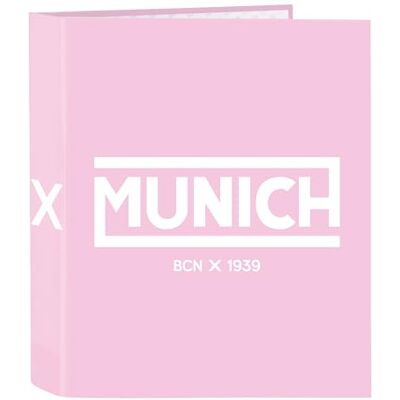 M657 Safta MUNICH ROSA Folio teczka z 4 pierścieniami, idealna dla dzieci w różnym wieku, wygodna i wszechstronna, jakość i wytrzymałość, 27 x 6 x 33 cm, kolor, Różowy kolor, Estándar, zwykły M657 Safta MUNICH ROSA Folio teczka z 4 pierścieniami, idealna dla dzieci w różnym wieku, wygodna i wszechstronna, jakość i wytrzymałość, 27 x 6 x 33 cm, kolor, Różowy kolor, Estándar, zwykły