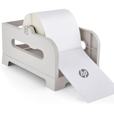 HP Termiczny Uchwyt Na Etykiety Do Etykiet o Wymiarach Do 4 Cali X 6 Cali, Przeznaczony Do Etykiet Na Rolkach i Składanych i Współpracujących z Drukarkami Etykiet Do Domu, Biur i Małych Firm HP Termiczny Uchwyt Na Etykiety Do Etykiet o Wymiarach Do 4 Cali X 6 Cali, Przeznaczony Do Etykiet Na Rolkach i Składanych i Współpracujących z Drukarkami Etykiet Do Domu, Biur i Małych Firm