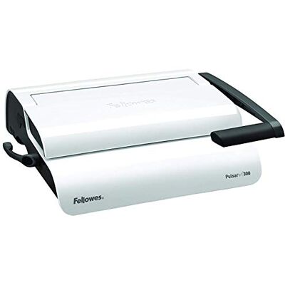 Fellowes 5627609_1 Pulsar Plus 300 arkuszy ręczny grzebień segregator z przezroczystymi okładkami wiążącymi Fellowes 5627609_1 Pulsar Plus 300 arkuszy ręczny grzebień segregator z przezroczystymi okładkami wiążącymi