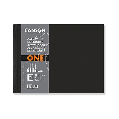 Canson One Art Book, Notatnik do rysowania, Drobno ziarnisty, 100gsm, Sketchbook twarda, 27.9x21,6cm, Biały, 196 ark Canson One Art Book, Notatnik do rysowania, Drobno ziarnisty, 100gsm, Sketchbook twarda, 27.9x21,6cm, Biały, 196 ark