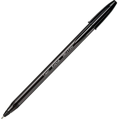 BIC Cristal Exact Długopis czarny Pudełko 20szt BIC Cristal Exact Długopis czarny Pudełko 20szt