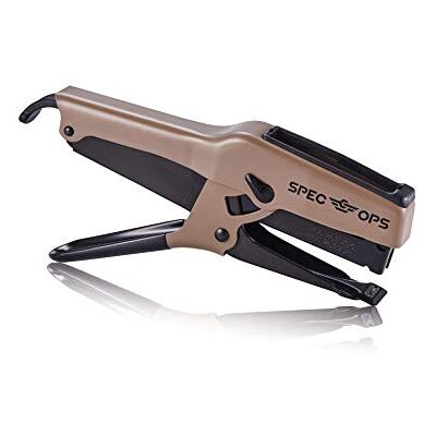 Spec Ops Tools Elite Duty Zszywacz do pakowania zszywek, korona 7/16 cala, 1/4" "-3/8" zszywki o długości nogi, 3% przekazane weteranom Spec Ops Tools Elite Duty Zszywacz do pakowania zszywek, korona 7/16 cala, 1/4" "-3/8" zszywki o długości nogi, 3% przekazane weteranom