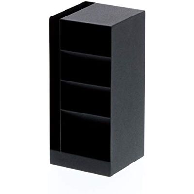 YAMAZAKI 3320 TOWER pojemnik na długopisy, czarny, stal, minimalistyczny design, 9 x 9 x 20 cm (dł. x szer. x wys.) YAMAZAKI 3320 TOWER pojemnik na długopisy, czarny, stal, minimalistyczny design, 9 x 9 x 20 cm (dł. x szer. x wys.)