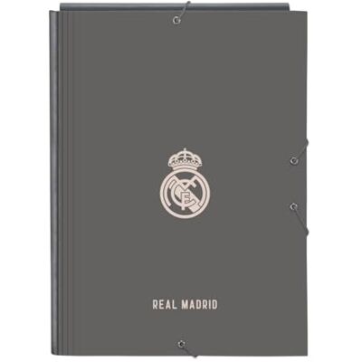 M068 512524068 REAL MADRID 3. WYPOSAŻENIE 24/25 Folder Folio z 3 klapami, idealny dla dzieci w różnym wieku, wygodny i wszechstronny, jakość i wytrzymałość, 26 x 36,5 cm, Szary, M, Casual M068 512524068 REAL MADRID 3. WYPOSAŻENIE 24/25 Folder Folio z 3 klapami, idealny dla dzieci w różnym wieku, wygodny i wszechstronny, jakość i wytrzymałość, 26 x 36,5 cm, Szary, M, Casual