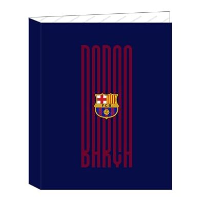 M067-512429067 F.C. BARCELONA Folder z foliami z 4 pierścieniami, idealny dla dzieci w różnym wieku, wygodny i wszechstronny, jakość i wytrzymałość, 26,5 x 33 cm, kolor granatowy/bordowy, Granatowy/granatowy, M067-512429067 F.C. BARCELONA Folder z foliami z 4 pierścieniami, idealny dla dzieci w różnym wieku, wygodny i wszechstronny, jakość i wytrzymałość, 26,5 x 33 cm, kolor granatowy/bordowy, Granatowy/granatowy,