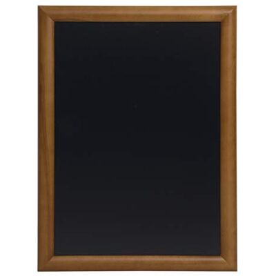 Securit 70 x 90 cm lakierowane wykończenie ściana tablica kredowa ciemnobrązowa Securit 70 x 90 cm lakierowane wykończenie ściana tablica kredowa ciemnobrązowa
