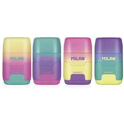 MILAN Pudełko wystawowe 16 gumki z ostrzami COMPACT Sunset MILAN Pudełko wystawowe 16 gumki z ostrzami COMPACT Sunset