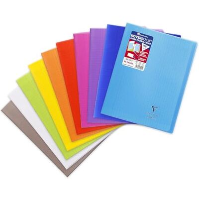 Clairefontaine Kover book pique polypro przezroczysty 8 couleurs ass. 21x29 Clairefontaine Kover book pique polypro przezroczysty 8 couleurs ass. 21x29