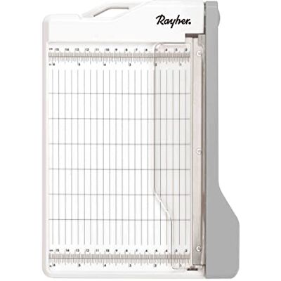Rayher 29209000 dźwigniowa krajalnica A5, 28 x 19,5 cm, długość cięcia ok. 21,6 cm, biała Rayher 29209000 dźwigniowa krajalnica A5, 28 x 19,5 cm, długość cięcia ok. 21,6 cm, biała
