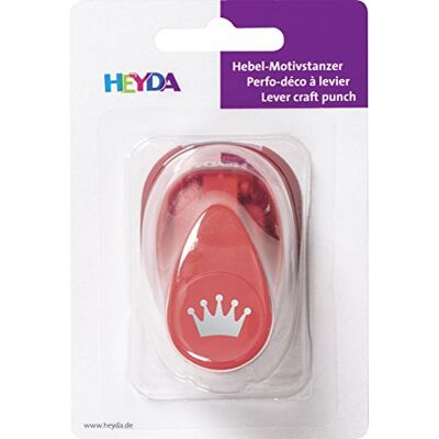 HEYDA 203687455 dziurkacz ozdobny, mały rozmiar motywu: ok. 1,7 cm, motyw: korona HEYDA 203687455 dziurkacz ozdobny, mały rozmiar motywu: ok. 1,7 cm, motyw: korona