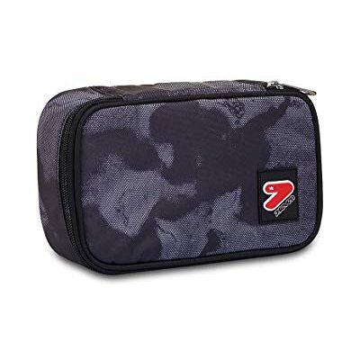 301022119-899 Seven Pencil case SMOKED CAMO Pen Bag, Box for Stationery, Pen Pouch, Perfect for School Supplies, for Teen, Girls&Boys, Italian Design, pattern 301022119-899 Seven Pencil case SMOKED CAMO Pen Bag, Box for Stationery, Pen Pouch, Perfect for School Supplies, for Teen, Girls&Boys, Italian Design, pattern