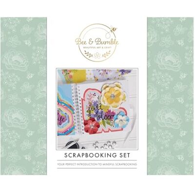 Bee & Bumble Crowded Florals zestaw do scrapbookingu, album fotograficzny, pamiętnik, notatnik do pomysłów i przechowywania wspomnień, dekoracyjny Bee & Bumble Crowded Florals zestaw do scrapbookingu, album fotograficzny, pamiętnik, notatnik do pomysłów i przechowywania wspomnień, dekoracyjny