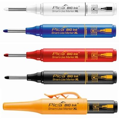 Zarivy Marker permanentny XXL, tusz BIG Ink, inteligentne zastosowanie, trwałe pociągnięcie, idealne do znakowania, etykietowania i majsterkowania. Zarivy Marker permanentny XXL, tusz BIG Ink, inteligentne zastosowanie, trwałe pociągnięcie, idealne do znakowania, etykietowania i majsterkowania.