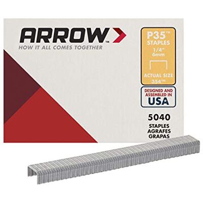 Arrow Strzała A354 zszywki, srebrny, 1/4 cala / 6 mm Arrow Strzała A354 zszywki, srebrny, 1/4 cala / 6 mm