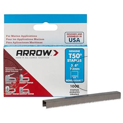 Arrow Zszywki T50 Box 1000 Monel 3/20.3 cm Arrow Zszywki T50 Box 1000 Monel 3/20.3 cm