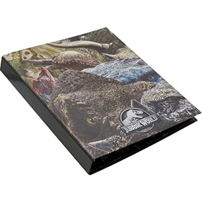 CA-01-JW Jurassic World-Folder 4-pierścieniowy, Archiwer, Carmale, Klasyfikator, Materiał szkolny, Wielobarwny, Oficjalny produkt (CyP Brands) CA-01-JW Jurassic World-Folder 4-pierścieniowy, Archiwer, Carmale, Klasyfikator, Materiał szkolny, Wielobarwny, Oficjalny produkt (CyP Brands)