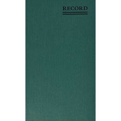 National Książka z rekordu Emerald, zielona płócienna okładka, 500 stron, 12,125 x 19,5 cm (56151) National Książka z rekordu Emerald, zielona płócienna okładka, 500 stron, 12,125 x 19,5 cm (56151)
