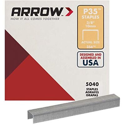 Arrow Strzała A356 zszywki P35 pudełko 5000-3/8 cala, naturalne, 9,5 cm Arrow Strzała A356 zszywki P35 pudełko 5000-3/8 cala, naturalne, 9,5 cm