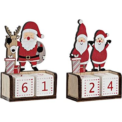 DKD Home Decor Kalendarz drewniany, standardowy DKD Home Decor Kalendarz drewniany, standardowy