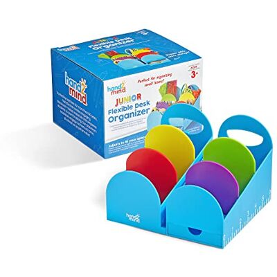 hand2mind Learning Resources Junior Elastyczny Organizer na Biurko, Niebieska hand2mind Learning Resources Junior Elastyczny Organizer na Biurko, Niebieska