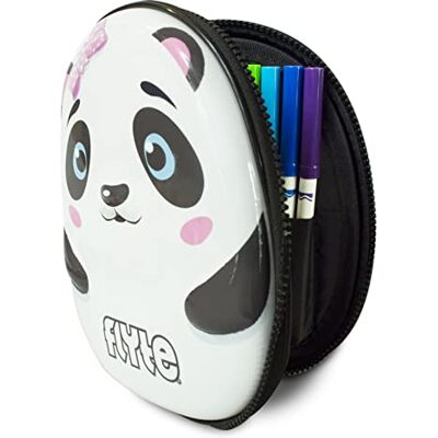 ZC06745 Flyte Unisex-Youth Polly the Panda piórnik, biały/czarny/różowy, jeden rozmiar ZC06745 Flyte Unisex-Youth Polly the Panda piórnik, biały/czarny/różowy, jeden rozmiar