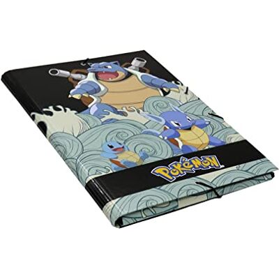 1 Pokémon Squirtle Black Flap Folder Official Licensed Product (CyP Brands) 1 Pokémon Squirtle Black Flap Folder Official Licensed Product (CyP Brands)