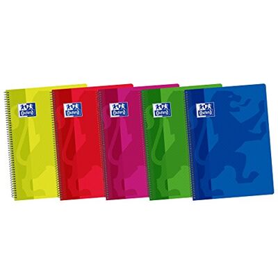 Oxford notatnik z tworzywa sztucznego, 90 g, 80 arkuszy papieru w linie (400042148) Oxford notatnik z tworzywa sztucznego, 90 g, 80 arkuszy papieru w linie (400042148)