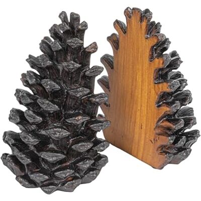 Creative Pinecone Shaped Resin Bookends (Set of 2 Pieces) Creative Pinecone Shaped Resin Bookends (Set of 2 Pieces)