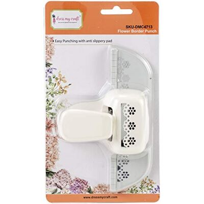DRESS MY CRAFT/CRAFTER'S 3PL Papier, dziurkacz z kwiatami, jeden rozmiar DRESS MY CRAFT/CRAFTER'S 3PL Papier, dziurkacz z kwiatami, jeden rozmiar