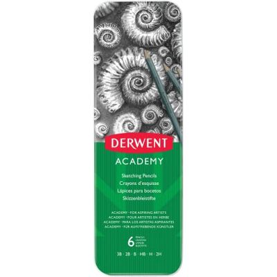 Derwent D:Pencil Sketching Academy 6pcs Derwent D:Pencil Sketching Academy 6pcs