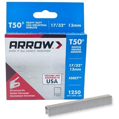 Arrow T50 ARRT50CTS pudełko na zszywki 1250 sufit 13 mm Arrow T50 ARRT50CTS pudełko na zszywki 1250 sufit 13 mm