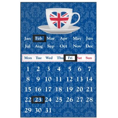 Premier Housewares I Love UK kalendarz magnetyczny Premier Housewares I Love UK kalendarz magnetyczny