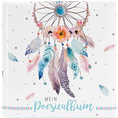 goldbuch 41 205 album poezji, łapacz snów, dziennik dziecięcy z 96 białymi stronami, notatnik Dreamcatcher dla dzieci, dziennik okładka z drukiem artystycznym, dziennik zszyty nićmi goldbuch 41 205 album poezji, łapacz snów, dziennik dziecięcy z 96 białymi stronami, notatnik Dreamcatcher dla dzieci, dziennik okładka z drukiem artystycznym, dziennik zszyty nićmi