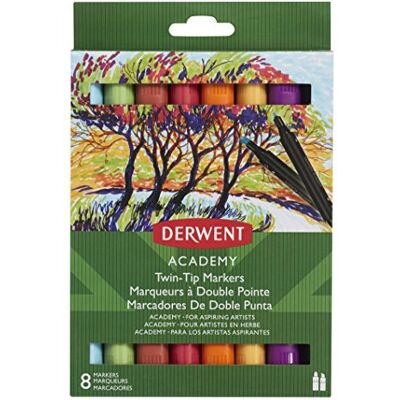 Derwent D:Marker TwinTip Academy 8CT 8pcs ass. Derwent D:Marker TwinTip Academy 8CT 8pcs ass.